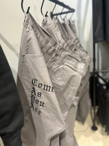 Come As You Are Worker Pant - Light Grey