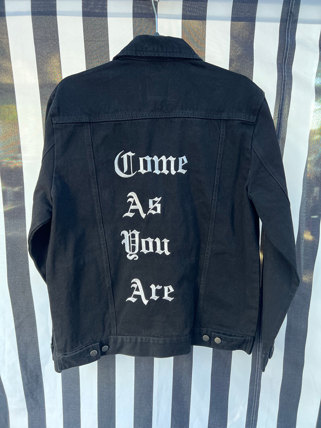 Come As You Are Denim Jacket - Black